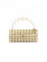 Thumbnail for your product : Rosantica Medea Faux Pearl-Embellished Box Clutch