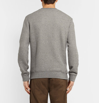 A.P.C. Loopback Stretch Cotton-Blend Jersey Sweatshirt
