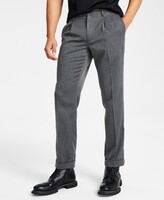 Thumbnail for your product : INC International Concepts Men's Classic-Fit Herringbone Pleated Suit Pants, Created for Macy's