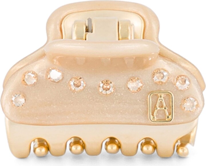 Alexandre de Paris Gold-Plated Crystal-Embellished Claw Hair Clip