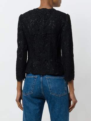 Dolce & Gabbana lace fitted jacket