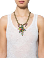 Thumbnail for your product : Lulu Frost Crystal Leaf Necklace