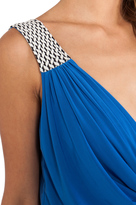 Thumbnail for your product : T-Bags 2073 T-Bags LosAngeles Asymmetric Hem Knot Front Dress