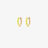 Thumbnail for your product : Melissa Kaye Womens 18k Yellow Gold Cristina Enamel Earrings