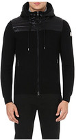 Thumbnail for your product : Moncler Quilted-panel hooded cardigan