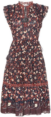 Ulla Johnson Prunella floral cotton midi dress