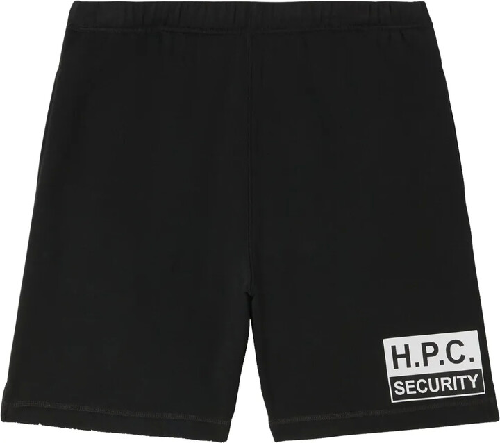Heron Preston Security cotton track shorts
