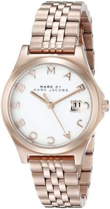 Marc by Marc Jacobs Women's MBM3411 Analog Display Analog Quartz Pink Watch