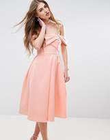Thumbnail for your product : Bardot DESIGN Fold Detail Bardot Scuba Prom Dress