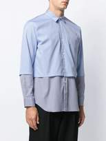 Thumbnail for your product : Comme des Garcons Shirt layered striped shirt