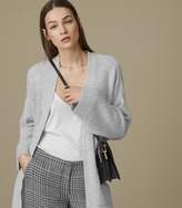 Thumbnail for your product : Reiss Faye Open-Front Longline Cardigan