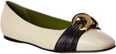 Thumbnail for your product : Gucci Leather Flat