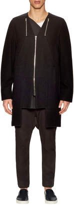 Rick Owens Men's Wool Zip Coat