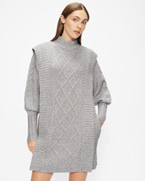 ARRIAA Cable Sweater Dress