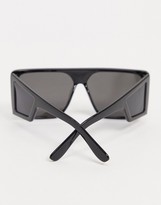 Thumbnail for your product : SVNX visor sunglasses in black