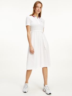 Tommy Hilfiger Fit And Flare Midi Polo Dress - ShopStyle