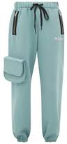 Thumbnail for your product : Natasha Zinko Cargo Pocket Cotton Blend Jersey Track Pants - Womens - Light Green