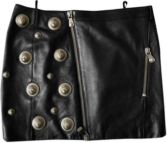 Versus Black Leather Skirt for Women