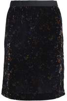 Thumbnail for your product : Vanessa Bruno Athe' Floral-print Velvet Skirt