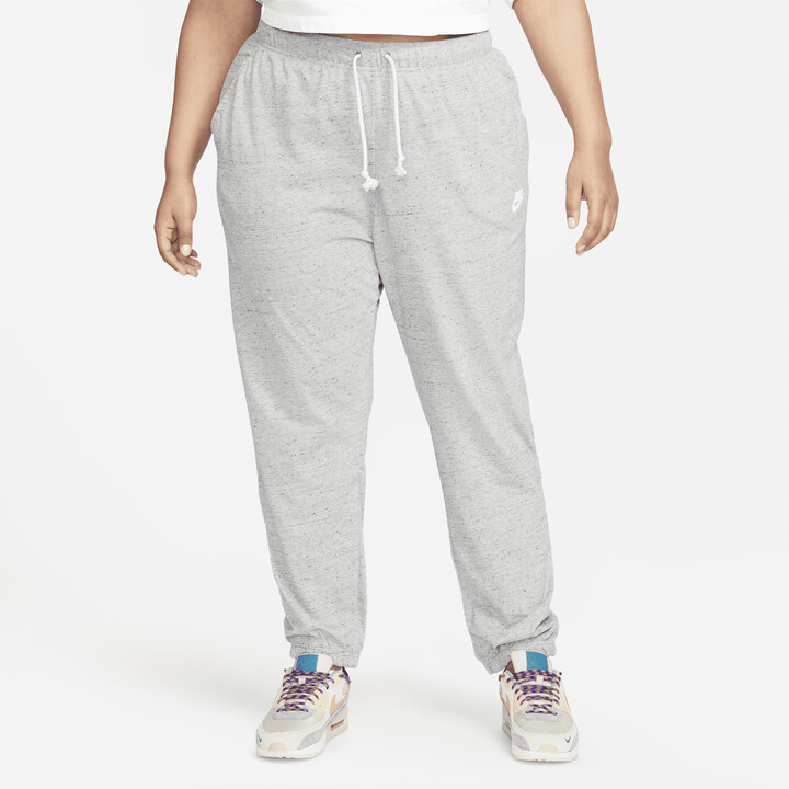 Nike Women's Sportswear Gym Vintage Pants (Plus Size) in Grey
