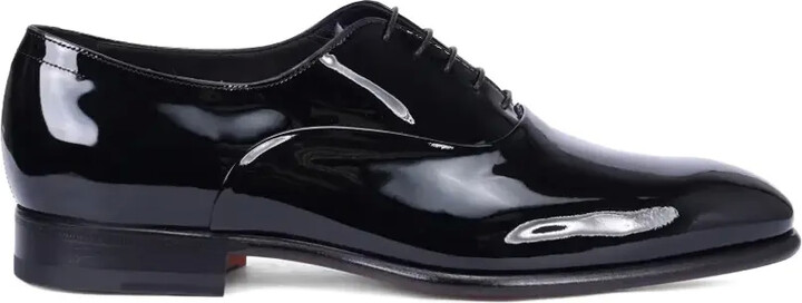 Santoni Almond-Toe Oxford Shoes
