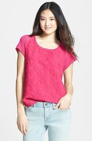 Thumbnail for your product : Gibson Texture Front Tee (Regular & Petite)