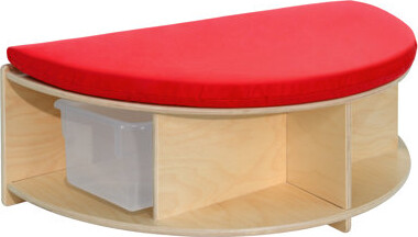 Read-A-Round Half Moon Bench with Trays