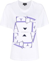 Thumbnail for your product : Emporio Armani logo-print cotton T-shirt
