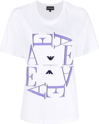 Emporio Armani logo-print cotton T-shirt