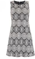 Thumbnail for your product : Quiz Black and White Floral Shift Dress