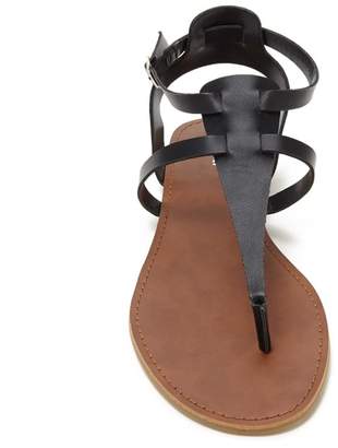Forever 21 Faux Leather Buckle Sandals