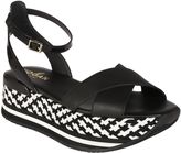 Thumbnail for your product : Hogan Checkered Wedge Sandals