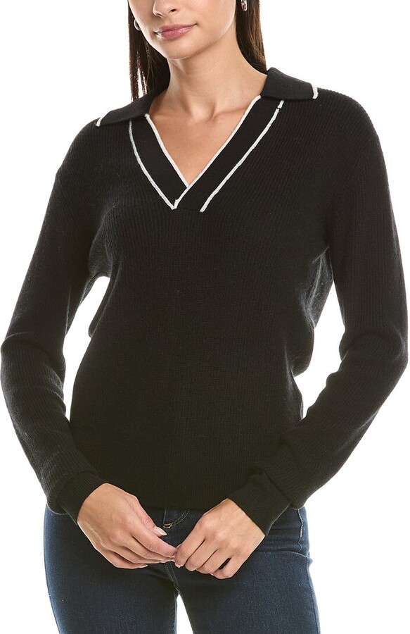 InCashmere Polo Cashmere Sweater