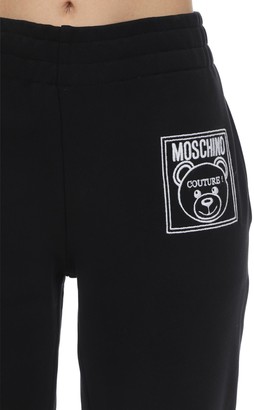 Moschino Straight Leg Cotton Jersey Sweatpants