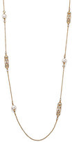 Thumbnail for your product : Adriana Orsini Garden Gate Pavé Crystal Filigree Station Necklace/Goldtone