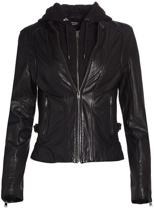 lamarque leather jacket womens