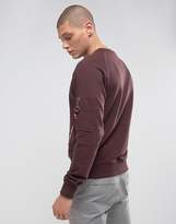 Thumbnail for your product : Alpha Industries X-Fit Crew Sweatshirt In Burgundy