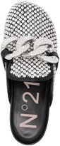 Thumbnail for your product : No.21 Chain-Embellished Slides