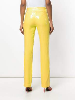 MSGM sequin slim-fit trousers