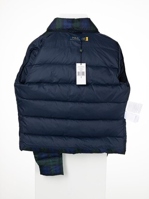 Polo Ralph Lauren Plaid Check Print Puffer Jacket - ShopStyle