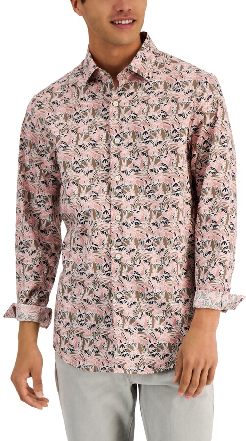 macys mens floral shirt