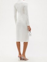 Thumbnail for your product : Wolford X Amina Muaddi - High-neck Jersey Dress - White