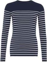 Thumbnail for your product : Long Tall Sally Detailed Breton Tee