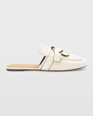 Loewe Gate Leather Flat Mules - ShopStyle