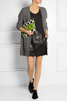 Thumbnail for your product : House of Holland The Bag Of Tricks calf hair and metallic leather clutch