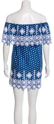 Miguelina Agnes Embroidered Mini Dress w/ Tags