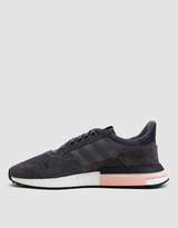 Thumbnail for your product : adidas ZX 500 RM Sneaker in Grey/Cloud White/Clear Orange