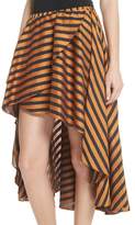 Thumbnail for your product : Caroline Constas Adelle Ruffle High/Low Skirt