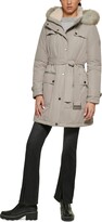 Thumbnail for your product : DKNY Women's Belted Faux-Fur-Trim Hooded Anorak