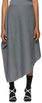 Thumbnail for your product : J.W.Anderson Grey Merino Asymmetric Skirt